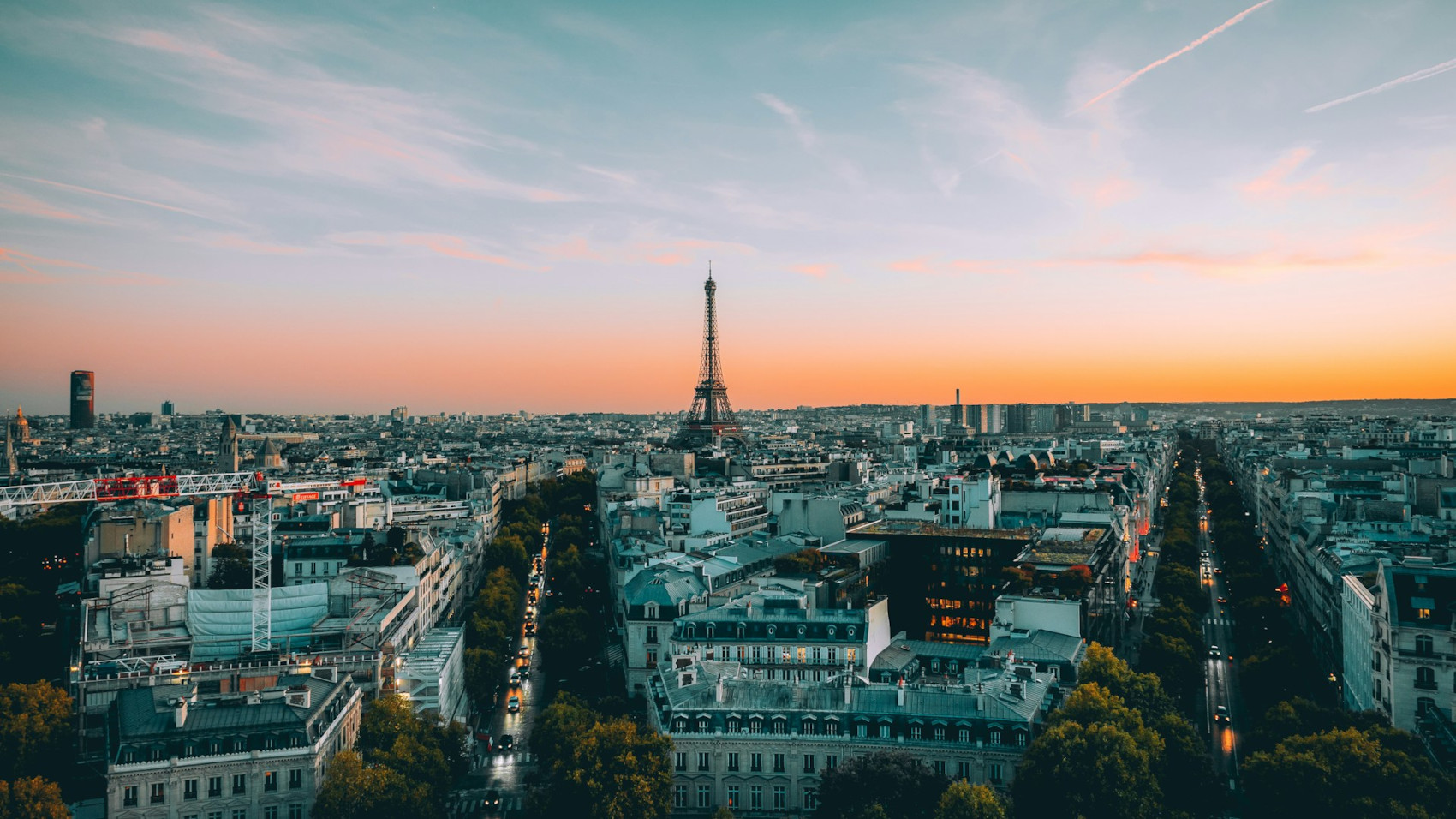 Expertise d'un géomètre à Paris Vue de Paris de nuit, Tour Eiffel