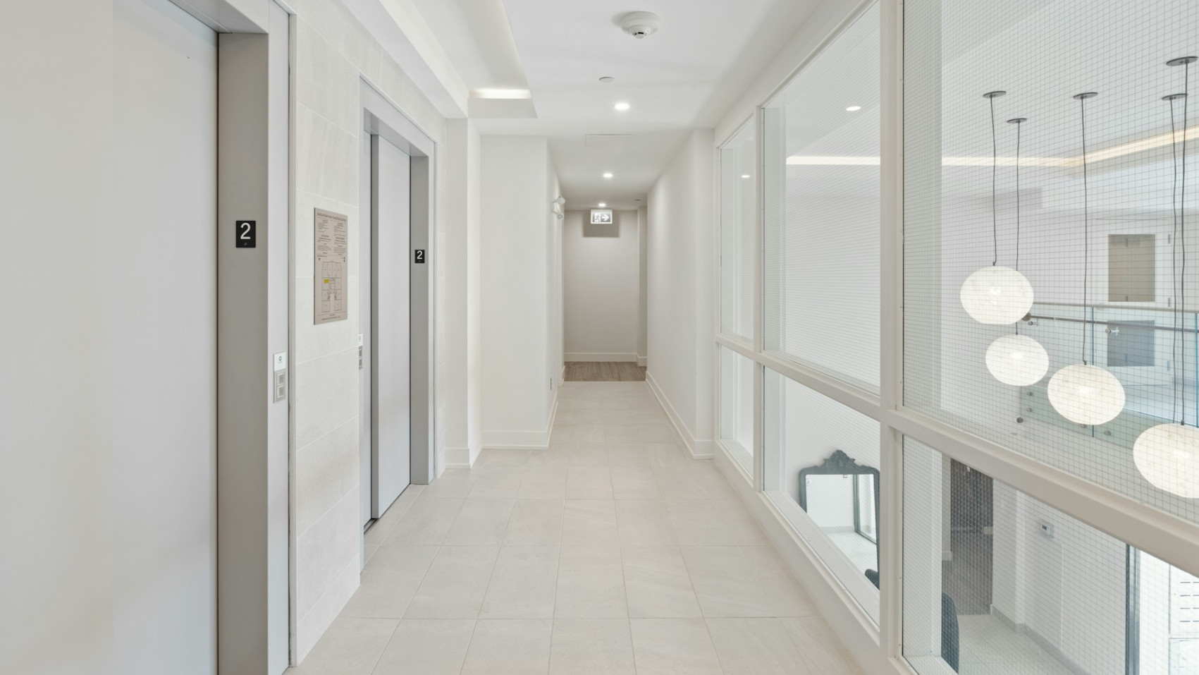 Couloir lot dans une copropriété